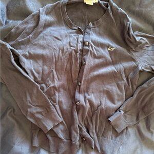 Vineyard Vines Women's Gray Cardigan Sweater